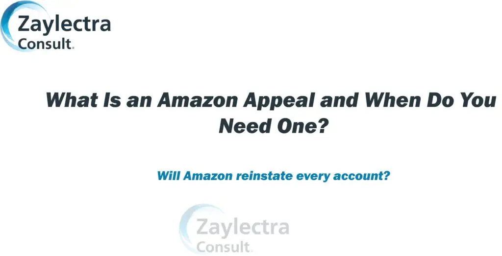 Amazon Appeal Questions